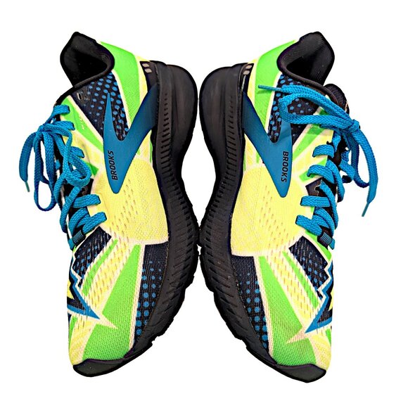 Brooks Launch 8 Blue Running Shoes Women's Size 8.5 Lightning Colorful Comfort - Picture 5 of 11